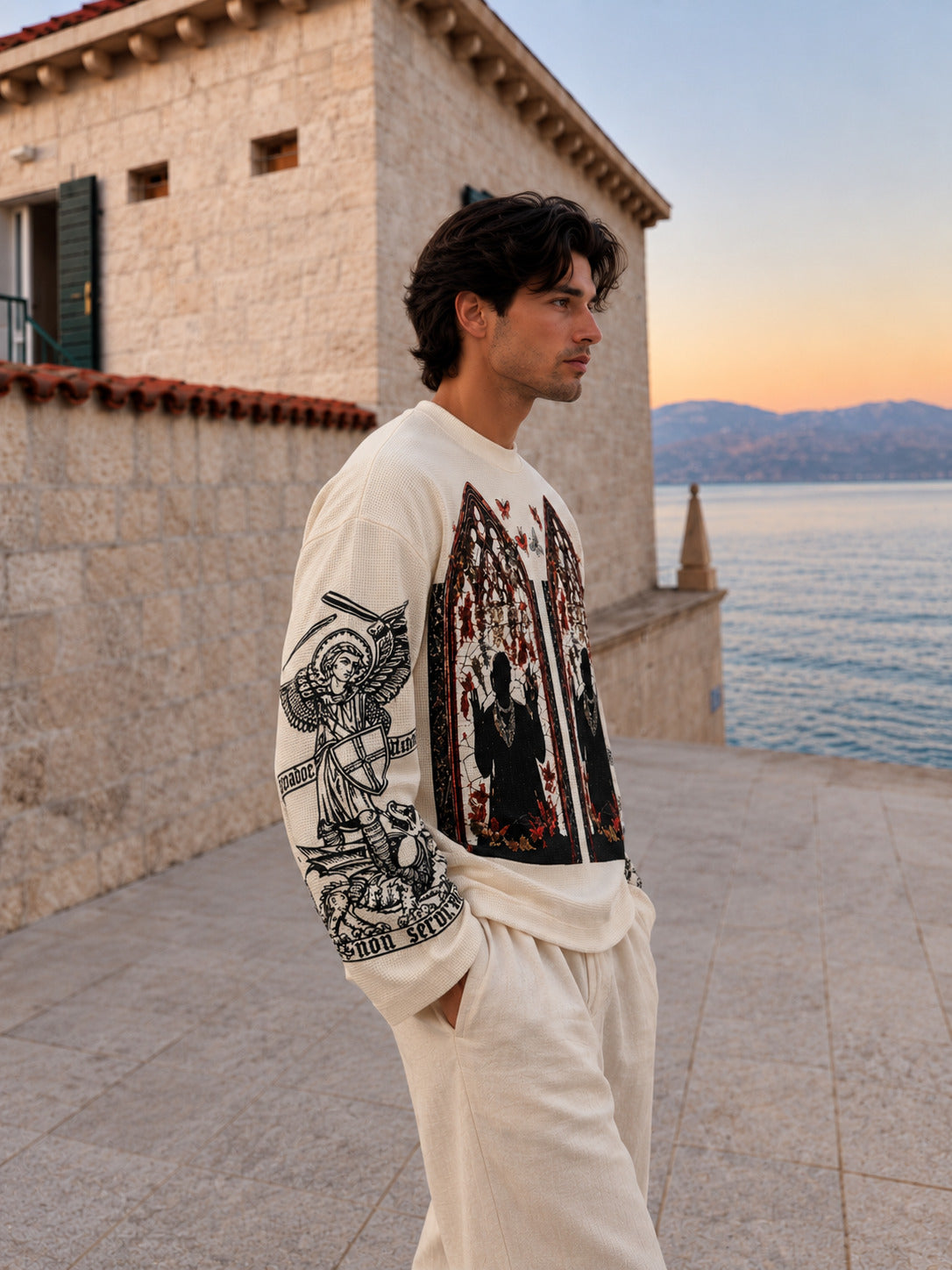 Sacred Shadows Waffle Tshirt