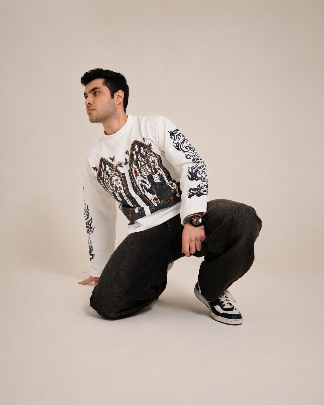 Sacred Shadows Waffle Tshirt