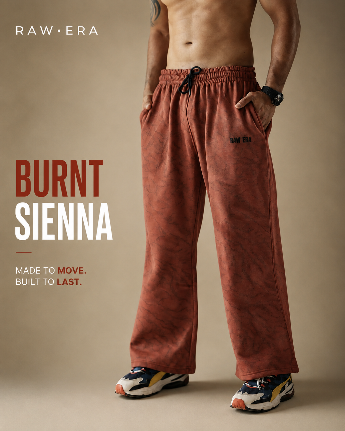 Burnt Sienna- Unisex Bottoms