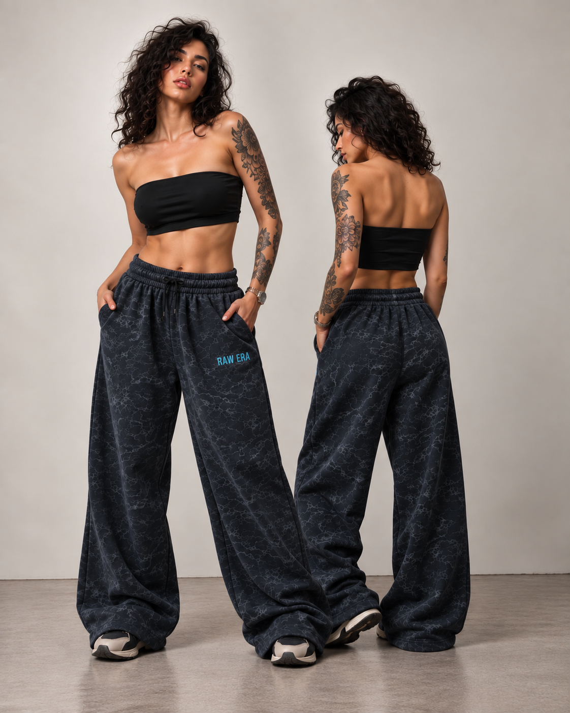 Midnight Marble- Unisex Bottoms