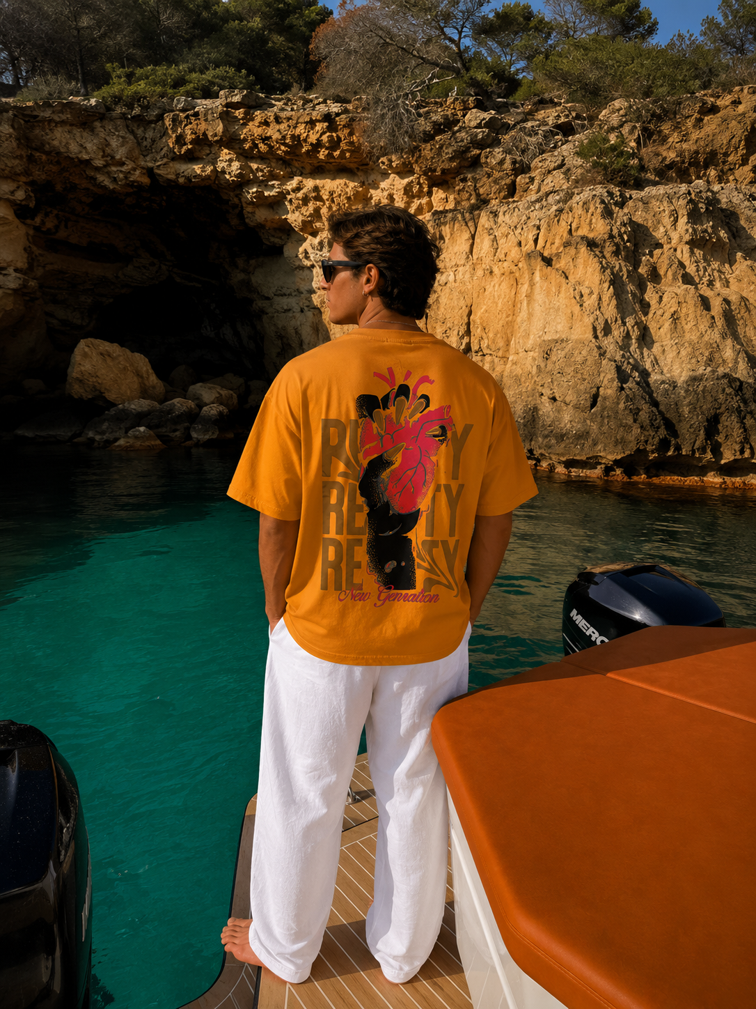 Reality Wrap Drop Tee- Unisex