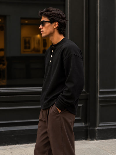 Henley Waffle Tshirt