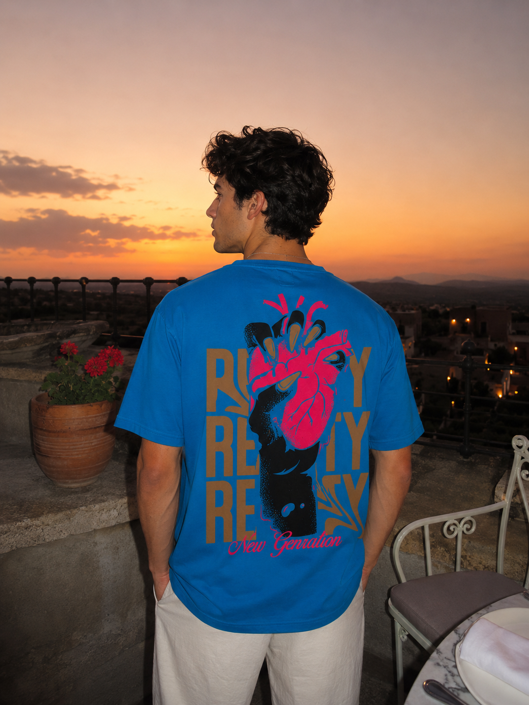 Reality Wrap Drop Tee- Unisex