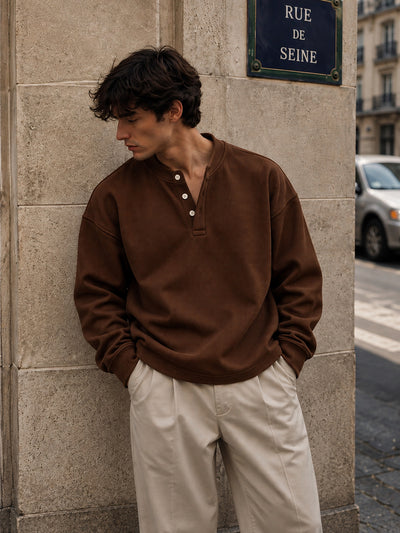 Henley Waffle Tshirt