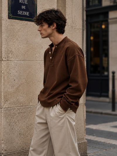 Henley Waffle Tshirt
