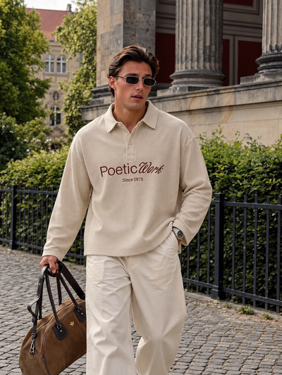 Poetic Work Waffle Tshirt