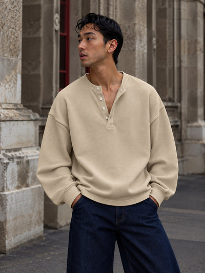 Henley Waffle Tshirt
