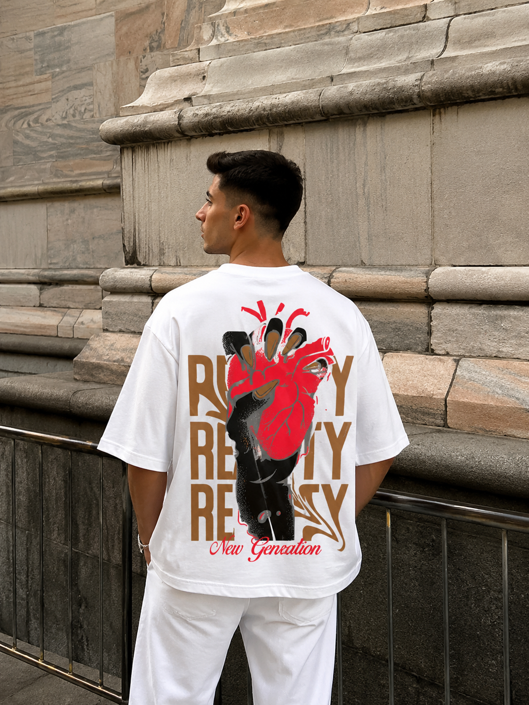 Reality Wrap Drop Tee- Unisex