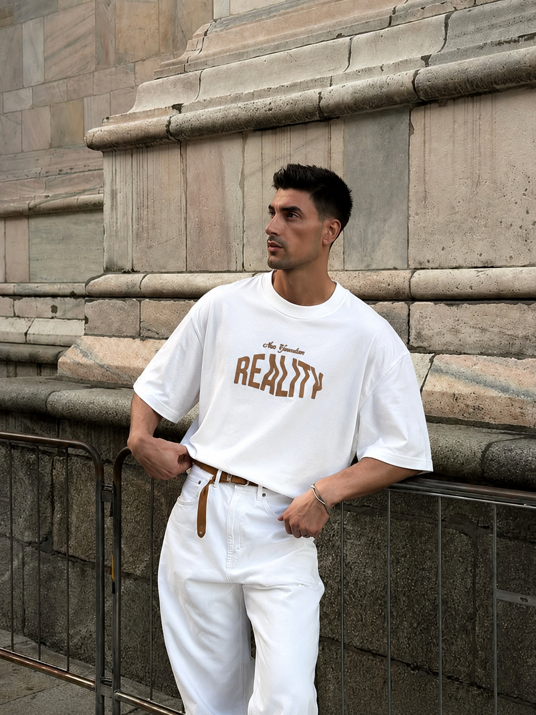 Reality Wrap Drop Tee- Unisex